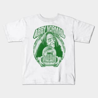 abby normal - green solid style Kids T-Shirt